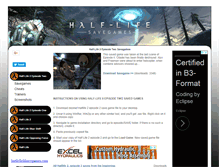 Tablet Screenshot of halflifesavegames.com